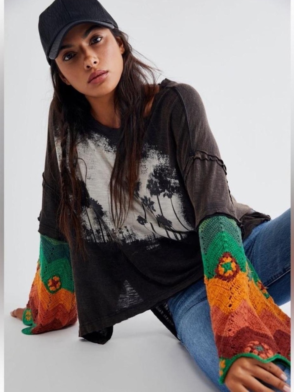 Rare Free People So Edgy Tee | M/L